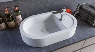 Раковина Whitecross Malachite B 0722.055035.200 55см белый матовый